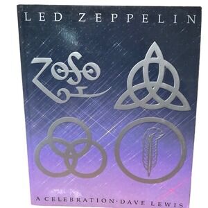 Led Zeppelin A Celebration Dave Lewis Omnibus Press 2003 Rock Music History Book
